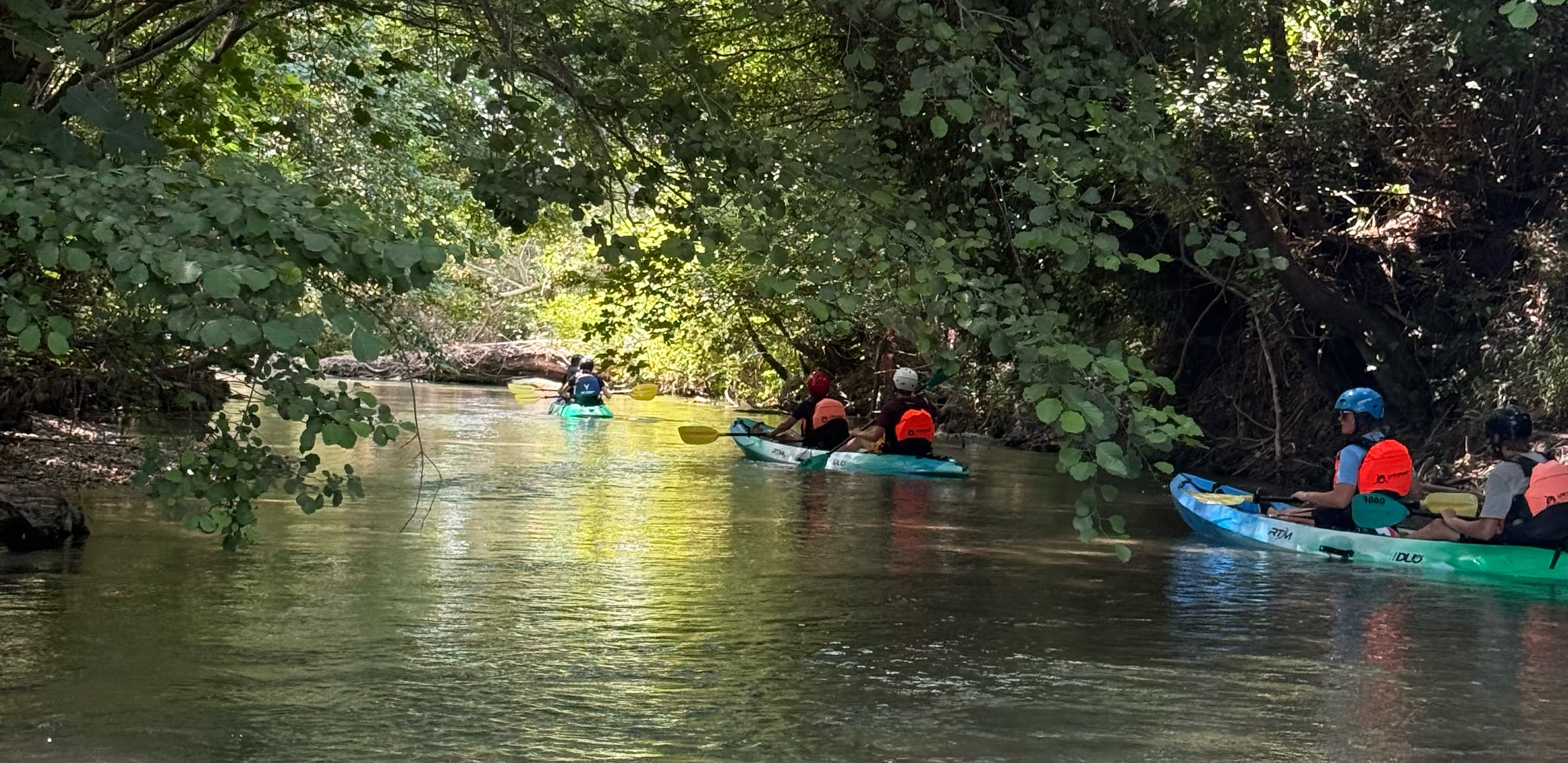 Kayak in Acheron river